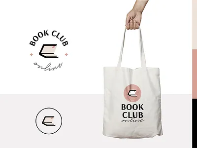 Book club logo book icon book logo branding design icon logo logo design logotype