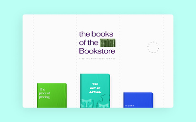 An e-commerce website for books book design books bookstore graphic design print typography ui web design website