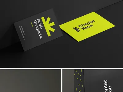 Chapter Neue Business Cards brand design brand identity design branding business cards cards design logo logo design minimal visiting cards