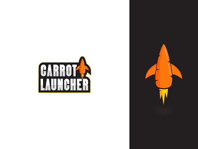 Carrot Launch Logo Design abastact brand design brand identity branding logo carrot launch logo carrot launcher logo carrot logo creative logo logo logo design logo designer logo inspirations mascot logo modern carrot logo modern logo modern rocket logo professional logo rocket launch logo rocket logo unique logo