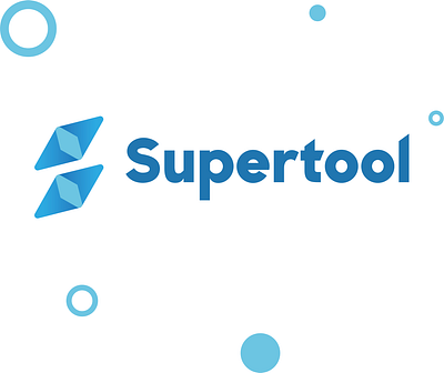 S for supertool blue branding color design flat graphic design identity logo minimalist original