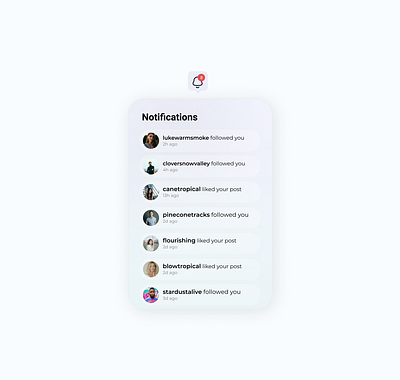 Daily UI 049 - Notifications activity feed dailyui dailyui049 notifications ui ui design