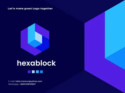 hexablock - abstract blockchain Logo a b c d e f g h i j k l m n abstract logos b blockchain brand brand identity crypto hexablock hexagon icon identity lettermark logo designer logomark logos mark modern logos o p q r s t u v w x y z symbol unused