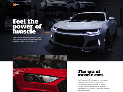 Muscle Landing Page Concept carmuscle musclecars musclecarzone popartns popartstudio vebinspiration webdesign webdesigner webdevelopment webideas websitedesign websitedevelopment websiteinspiration webstagram