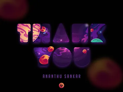 Thank You design digital art figma graphic design illustration sketch thank you shot