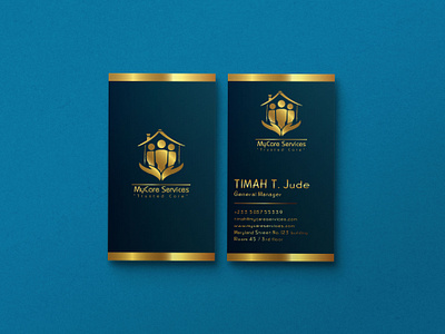 Business Card - MyCare Services branding graphic design