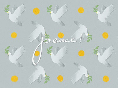 🕊peace!🕊 caligraphy design emoji graphic design illustration pattern procreate