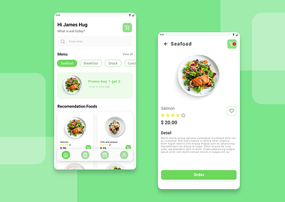 Food order app - ui design app app design cool design food inspiration mobile order ui