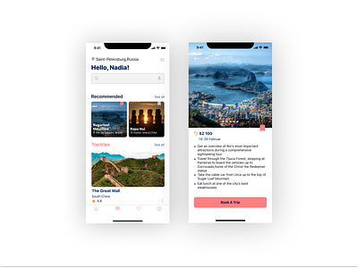 Discover World! app app design brazil design figma interface ios travel trip ui uxui