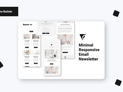 Email Template with Online Builder app branding design graphic design icon illustration interactive plan logo ui vector