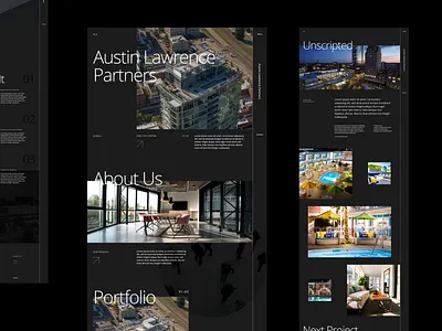 ALP Development Website clean colorado development grid minimal north carolina raleigh type ui ux website