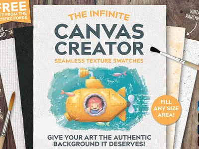The Infinite Canvas Creator canvas canvases chalkboard free paper papers parchment seamless submarine texture textures vintage watercolor watercolour