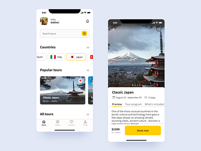 Travel app design app mobile mobile design travel ui