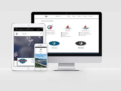 Client Nautical Themed Website branding crgraphix.com design typography vectorelements webdesign