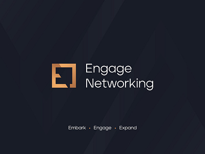 Engage Networking 2d adobe art brand design branding clean design finance fintech gradient graphic design illustration logo logo design network