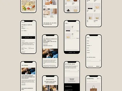 Maison NH Paris — website design art artist branding daily ui ecommerce illustration layout maison minimalism online shop page website