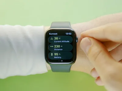 Komoot app for Apple Watch. Real product implementation activity analytics apple watch dashboard fitness interaction komoot navigation product design running smart watch stats swift ui ux watch os wearable workout x code xcode