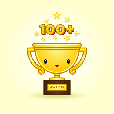 100+ Awards! awards cute illustration