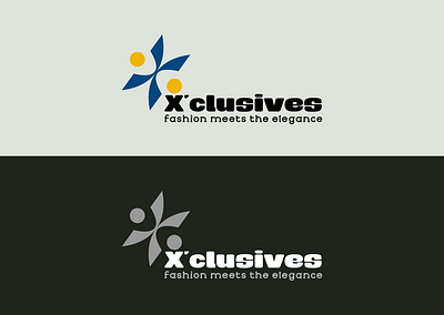 X'clusives Logo branding design flatminimalist graphic design graphify icon illustration inkscape kunchana logo vector