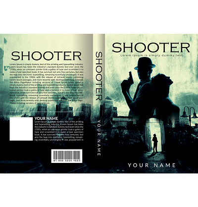 Shooter Cover Book Design art book design cover cover art cover book cover book design cover design design graphic gesign photoshop shooter