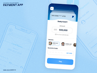#1 Payment Application (Challenge) bank cash app challenge designwich money pay app payment app paypal ui wichkids