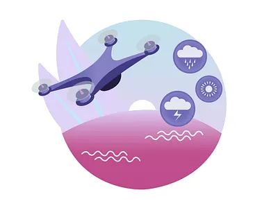 Drone drone illustration vector