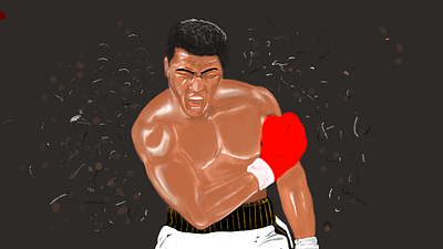 Muhammad Ali 3d animation app art branding design graphic design illustration logo ui
