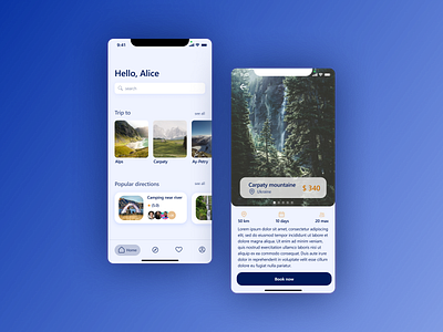 Traveling IOS APP app design ios ui ux