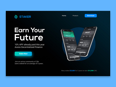 Decentralized Finance Landing Page animation crypto defi design figma fiyin landing page landingpage nft product uiux website