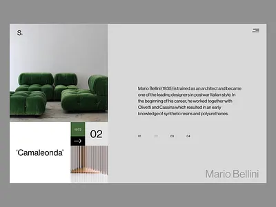 Layout based on golden ratio grid design digitaldesign minimal typography ui ux webdesign website