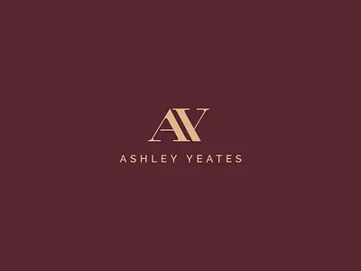 Ashley Yeates Interior designer logo a ay brand branding clean combined design hunap hunapstudio illustration kapor letter letters logo luxury mogoram red symbol y