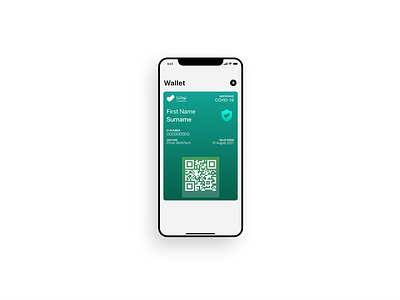 Tawakkalna Apple Wallet Card applecard applewallet card covid19 ios15 saudi arabia ui uiux ux wallet توكلنا