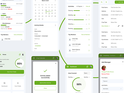 Farm Management Portal (Mobile App) app design branding design farm app farm dashboard farm management app figma design graphic design interface mobile app ui project management app ui ui design uidesign uiux user experience design user interface user interface design ux design uxdesign