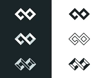 new mvcnform logo branding clean design flat identity letter logo mark mmm monogram set vintage