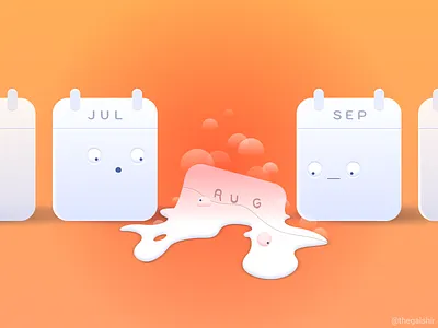 August illustration