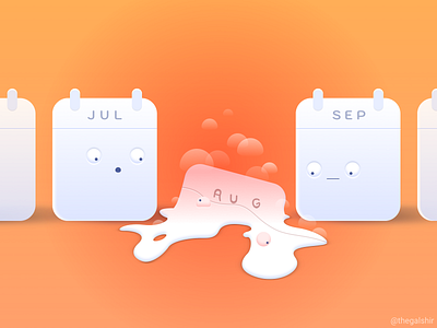 August illustration