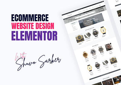 Ecommerce website design with Woocommerce and Elementor design elementor elementor pro illustration logo psd to wordpress ui we webdesign webdevelopment wordpress wordpress design