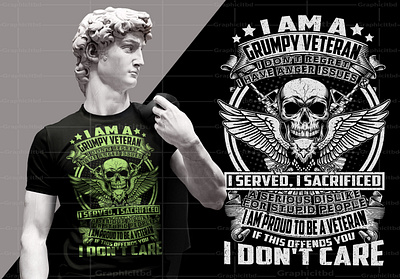 custom veteran army t-shirt design t shirt design upwork