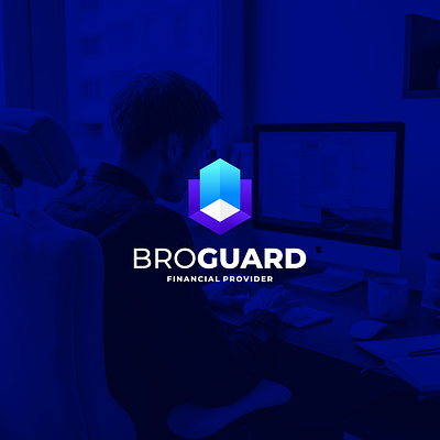 BroGuard - Financial Provider app branding brokerage colorful design financial icon illustration logo modern shield software ui vector