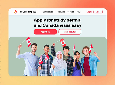 TGI | Getting Canada visa simplified design graphic design saas ui ux web development