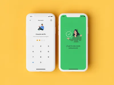 Vecino App - Passcode app app design design interface ios minimal minimal interface mobile passcode password pin code security ui ux