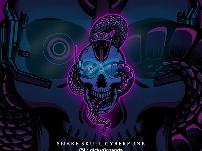 SNAKE SKULL CYBERPUNK apparel design brandidentity clothing design cyberpunk digitalart graphic design illustration merchdesign oldskull ovp skull skullillustration snake skull snakeillustration