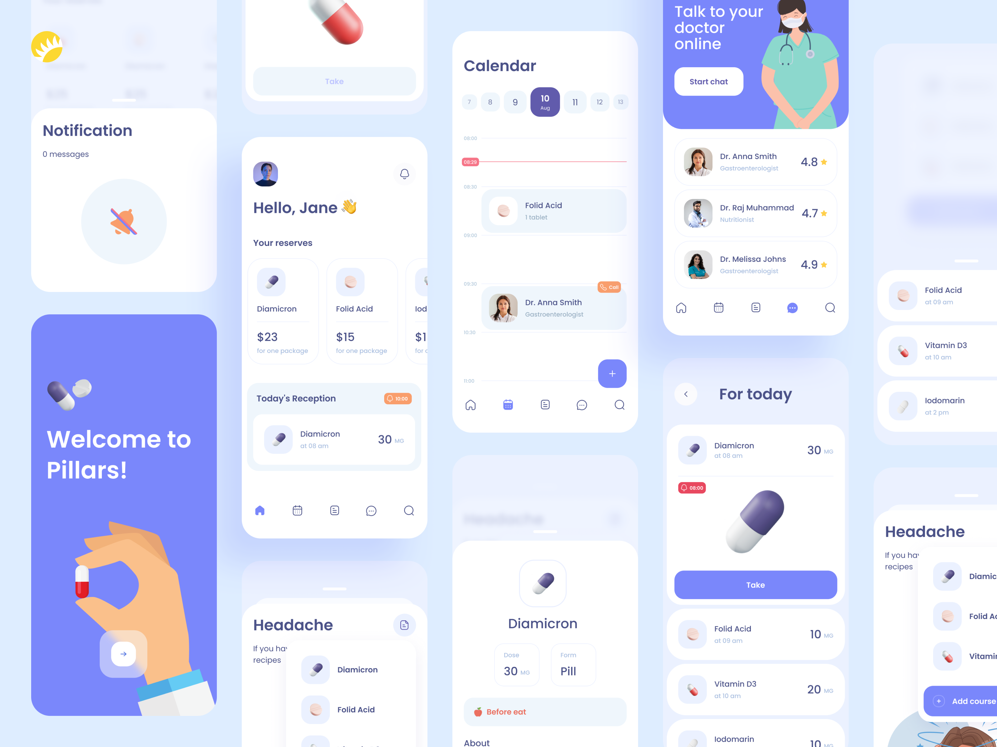 Example of Medical app