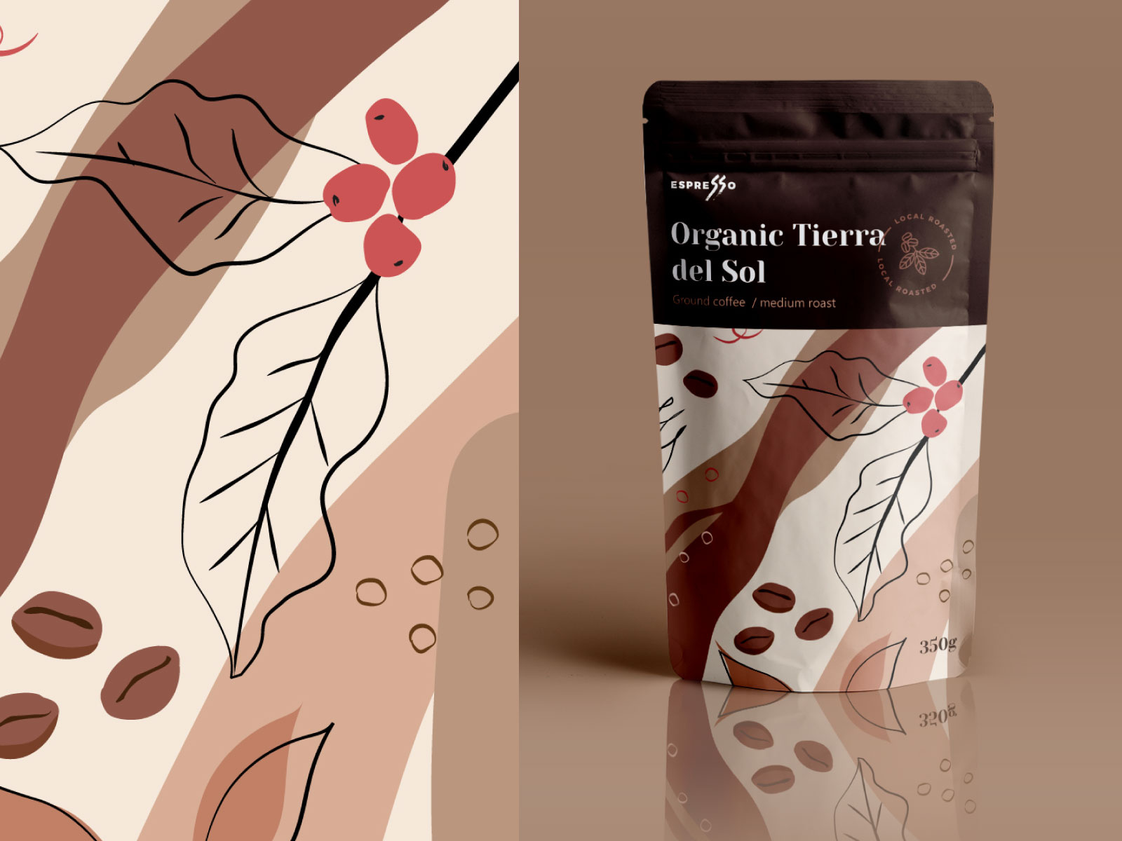 Example of Coffee packaging