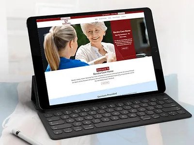 Baraka care homes web design packages