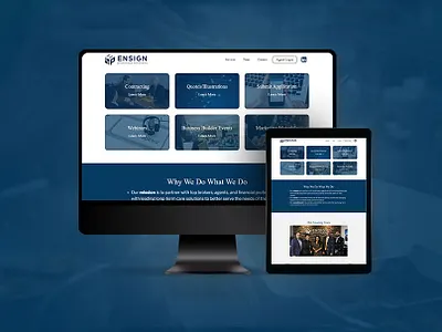 Ensign Brokerage Partners- WORDPRESS DEVELOPMENT wordpress