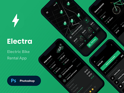 Electric Bike On Rent App nextbike clone ui scooter on rent