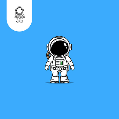Astronaut Logo app astronaut branding company design icon illustration logo space ui ux vector