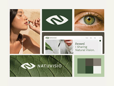 NATUVISIO. Focused | Sharing Natural Vision Branding Design branding creativestudio graphicdesign logo logodesign visualdesign