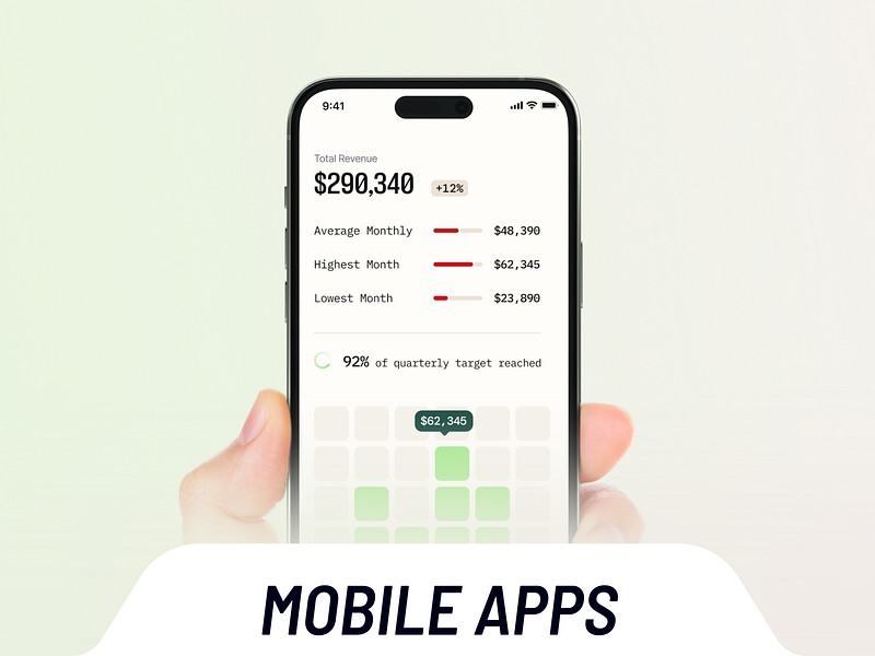 Mobile App Design: UX/UI & Development android app ios iphone mobile app mobile applications design mobile ui react native swift